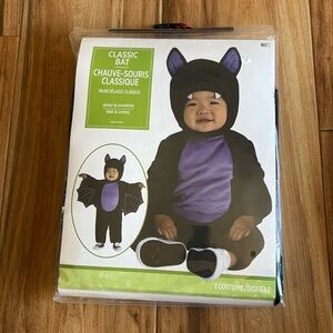 🤍Classic Bat Kids Costume - Purple and Black